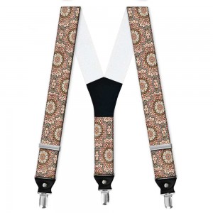 Bretele barbati personalizate, motive traditionale, floral abstract